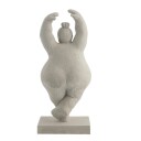 Lene Bjerre Serafina dekorasjon Kvinne i piruett 28 cm Grey