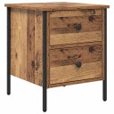  Nattbord gammelt tre 40x42x50 cm konstruert tre