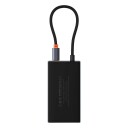 Baseus PioneerJoy USB C Hub 4xUSB A grå WKYY030013