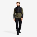 RevolutionRace Herre > Overdeler > Fleece & midlayers River Hybrid Fleece Jacket Herre Grape Leaf Størrelse:S