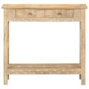 vidaXL Konsollbord 80x35x74 cm heltre mango