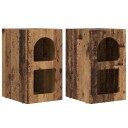  Nattbord 2 pcs Gammelt tre 29,5 x 35 x 50 cm Konstruert tre