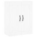  Veggmontert skap hvit 69,5x34x90 cm konstruert tre