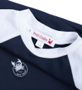 Petit Crabe Badetop Raglan UV50+ Blue/White 2 3 år 92 98 Badetøy Blå Hvit