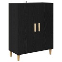  Serviesskap Svart Eik 70 x 34 x 90 cm Konstruert tre