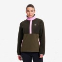 Revolutionrace Herre Overdeler Fleece & midlayers Woodland Half zip Fleece Herre Deep Navy/Peyote 3XL