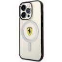 Ferrari iPhone 14 Pro Max 6,7" Klart Hardt Deksel med MagSafe Outline