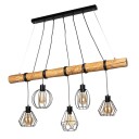 Envostar - Various 5 Pendel Pine Wood