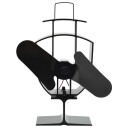  Varmedrevet ovnsvifte 2 blader svart 51235