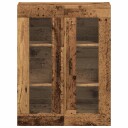 Veggmontert skap gammelt tre 69,5x34x90 cm 8721158445711