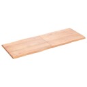  Bordplate lysebrun 160x60x(2-4)cm behandlet heltre naturlig 363972