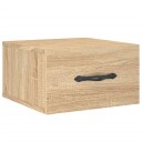  Veggmontert nattbord sonoma eik 35x35x20 cm