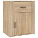 vidaXL Nattbord sonoma eik 50x36x60 cm konstruert tre