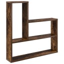 vidaXL Vegghylle Røkt Eik 60 x 11 x 60 cm Konstruert tre