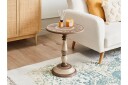 Derren Sidebord 45 cm - Mørkt tre/Beige