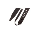 Levy"s M17BAS-DBR 2.5” Wide Butter Leather Guitar Strap - Dark Brown