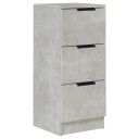 vidaXL Skjenk betonggrå 30x30x70 cm konstruert tre
