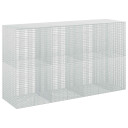 vidaXL Gabion med 3,5 mm wire og 5x2,5 cm nett 350x100x200 cm