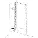 Ifö Space TBSN Utvidelsesprofil for Space dusjvegg, aluminium