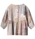 Wheat Kjole   Herdis   Patchwork Blomster   Wheat   2 år (92)   Kjole Beige Lilla Rosa