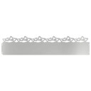 vidaXL Plenkanter 30 pcs sølv 103 x 0,05 x 22 cm Galvanisert Stål