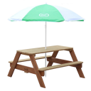 AXI Nick Piknikbord m Parasoll Brun 935070
