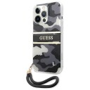 Guess Camo Strap Collection Hardcase til iPhone 13 Pro Max 6,7" Svart