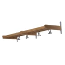 Oscarssons Möbel Meja hattehylle 115 cm Lakkert eik