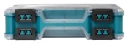 Makita Impact Black Bitssett 100 Deler med Transparent Lokk og Dobbelsidig Etui