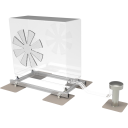 Rammesystem for takmontering av varmepumper 1