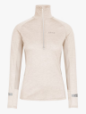 Johaug Aerial Wool Mix Half Zip Top 2.0 Beige S