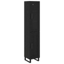  Høyskap Svart Eik 69,5 x 34 x 180 cm Konstruert tre