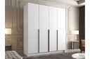 Vadstena Garderobe 200 cm - Hvit/Svart