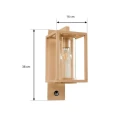 Lucande - Ferda Utendørs Vegglampe w/Sensor Beige