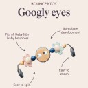 Babybjörn Vippestol Leke Bouncer Toy Googly Eyes Pastell