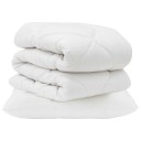 vidaXL Dyne Sett med pute 2 stk. Hvit Mikrofiber