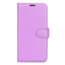 INCOVER Samsung Galaxy A54 (5G) PU Litchi Skin Flip Deksel med Lommebok - Lilla