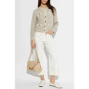 Tory Burch Dame Jeans Hvit W30,