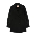 Twinset Dame Frakker Svart L,