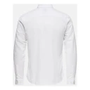 ONLY & SONS - Skjorte onsCaiden LS Solid Linen Shirt - Hvit