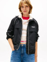 Tommy Jeans Tjw Piping Nylon Track Jacket   Black   S