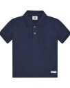 En Fant Navy Poloskjorte til Barn med Kort Erme 140