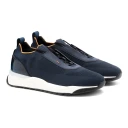 Santoni, Herre, Sko, Blå, 44 EU,