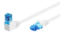 CAT 6A - 90°angled White - 2m