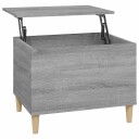 vidaXL Salongbord grå sonoma 60x44,5x45 cm konstruert tre