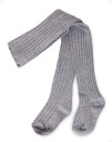 Mango Ribbed Knit Tights   Grey   84