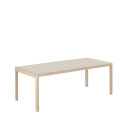 Muuto Workshop spisebord Grey linoleum-Oak 200 x 92 cm