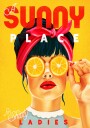 A Sunny Place For Shady Ladies Orange Pinup Art Plakat Plakat / 100x150cm