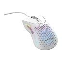 Glorious Model D 2 Kablet Gamingmus Optisk Ergonomisk Hvit med RGB