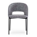 Torkelson Gap stol Grå Textil/svart Grå